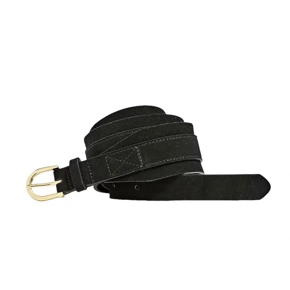 NWT J. Crew Sueded Black Belt S/M 30”-35” jcrew - Picture 5 of 7